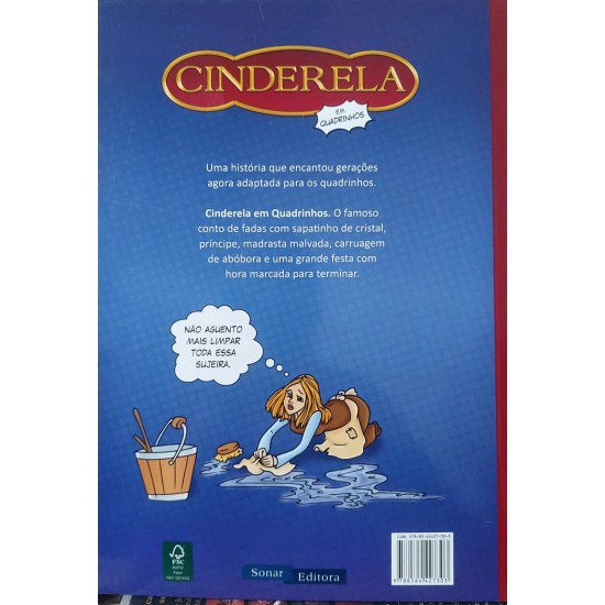 Cinderela em Quadrinhos, Adaptação do Clássico da Literatura de Charles Perrault Cinderela em Quadrinhos, Adaptação do Clássico da Literatura de Charles Perrault
