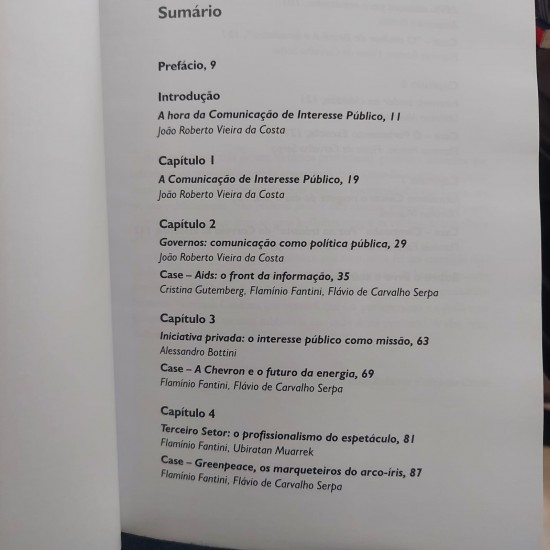 Comunicação de Interesse Público, Ideias que Movem Pessoas e Fazem um Mundo Melhor, João Roberto Vieira da Costa Organizador