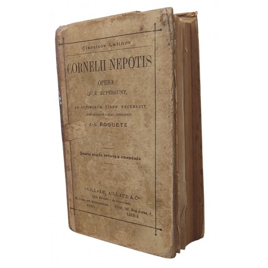 Cornelii Nepotis Opera Quae Supersunt, Ad Optimarum Editionum Fidem Recensuit,J, I, Roquete, Edição 1895, em Latim Cornelii Nepotis Opera Quae Supersunt, Ad Optimarum Editionum Fidem Recensuit,J, I, Roquete, Edição 1895, em Latim