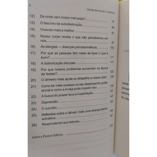 De Olho na Saúde, O Abc da Psicossomática Trilógica, Cláudia Bernhardt de Souza Pacheco De Olho na Saúde, O Abc da Psicossomática Trilógica, Cláudia Bernhardt de Souza Pacheco