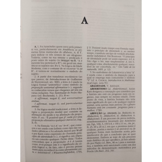 Dicionário de Filosofia, Nicola Abbagnano