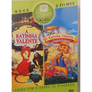 Dvd 2 Filmes, Duo Kids, A Ratinha Valente, A Ratinha Valente 2