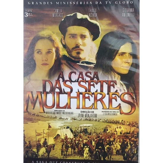 Dvd A Casa das Sete Mulheres, Parte 3 de 5 - Lacrado Dvd A Casa das Sete Mulheres, Parte 3 de 5 - Lacrado