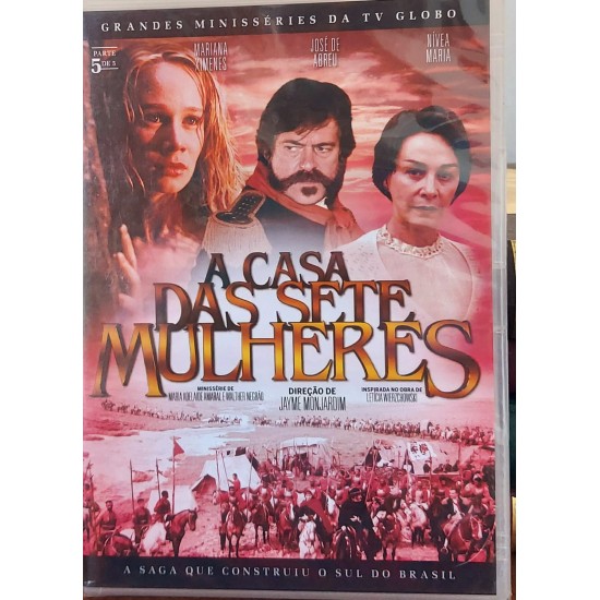 Dvd A Casa das Sete Mulheres, Parte 5 de 5 - Lacrado