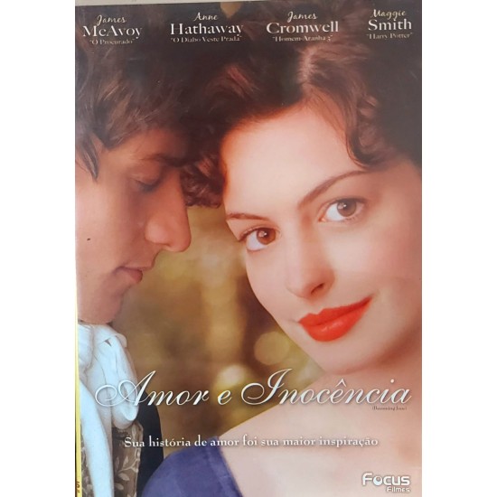 Dvd Amor e Inocência, James McAvoy, Anne Hathaway Dvd Amor e Inocência, James McAvoy, Anne Hathaway