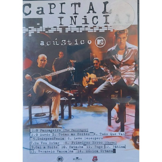 Dvd Capital Inicial, Acústico MTV - Lacrado