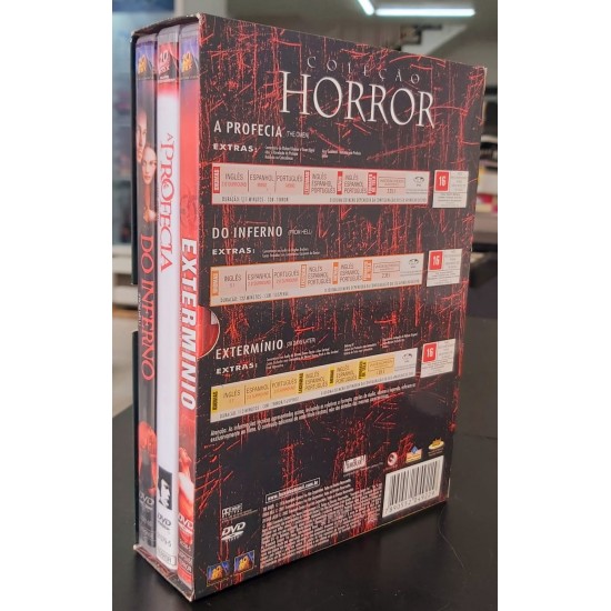 Dvd Coleção Horror, A Profecia, Do Inferno, Exterminio
