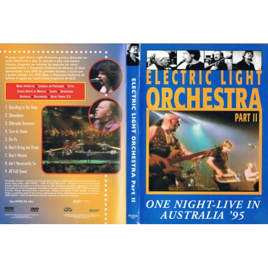 Dvd Eletric Light Orchestra, Part 2. One Night-Live in Australia 95 Dvd Eletric Light Orchestra, Part 2. One Night-Live in Australia 95