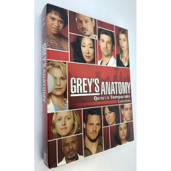 Dvd Grey's Anatomy, Quarta Temporada Completa Estendida