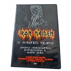 Dvd Iron Maiden, 12 Wasted Years, Show, Videoclipes, Entrevistas e Muito Mais