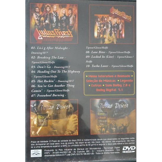 Dvd Judas Priest, Fuel For Life