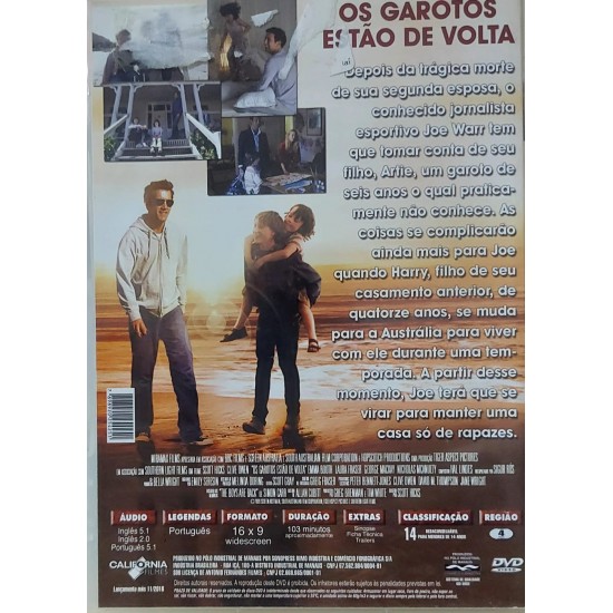 Dvd Os Garotos Estão de Volta, Clive Owen Dvd Os Garotos Estão de Volta, Clive Owen