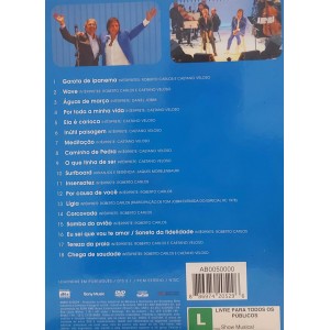 Dvd Roberto Carlos e Caetano Veloso e a Música de Tom Jobim Dvd Roberto Carlos e Caetano Veloso e a Música de Tom Jobim