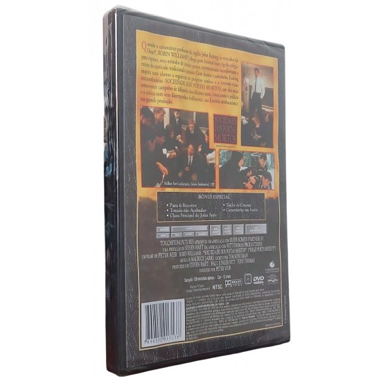 Dvd Sociedade dos Poetas Mortos, Robin Williams, Edição Especial - Lacrado