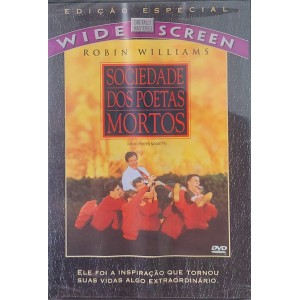 Dvd Sociedade dos Poetas Mortos, Robin Williams, Edição Especial - Lacrado