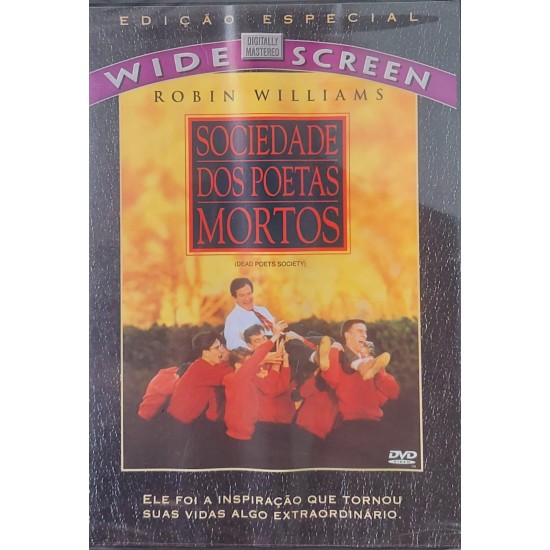 Dvd Sociedade dos Poetas Mortos, Robin Williams, Edição Especial - Lacrado