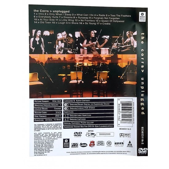 Dvd The Corrs, Unplugged