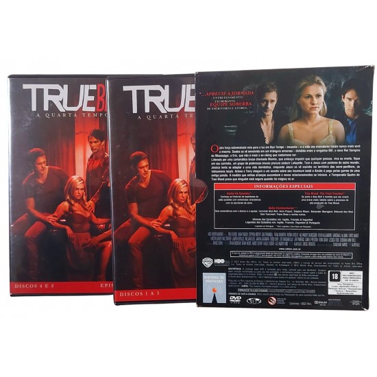 Dvd True Blood, A Quarta Temporada Completa, 5 Discos Dvd True Blood, A Quarta Temporada Completa, 5 Discos