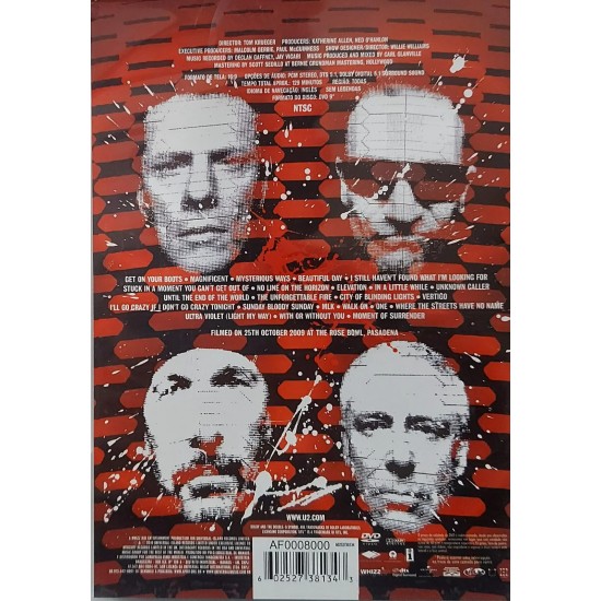 Dvd U2, 360o At The Rose Bowl