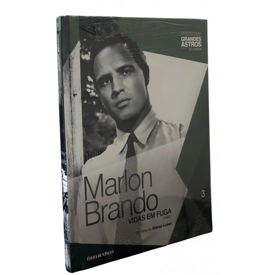Dvd Vidas em Fuga, Marlon Brando, Coleção Folha Grandes Astros