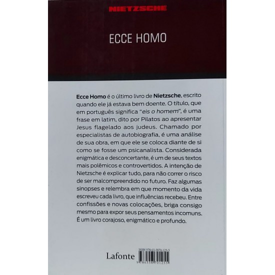 Ecce Homo, Como se Chega a Ser o que Se É, Nietzsche Ecce Homo, Como se Chega a Ser o que Se É, Nietzsche