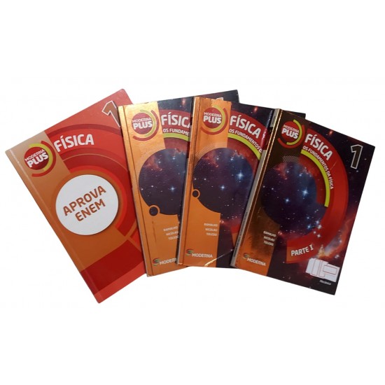 Física 1, Os Fundamentos da Física, Parte 1 com 4 Livros, Ramalho, Nicolau, Toledo