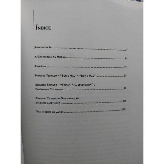 Genealogia da Moral, Friedrich Nietzsche Genealogia da Moral, Friedrich Nietzsche