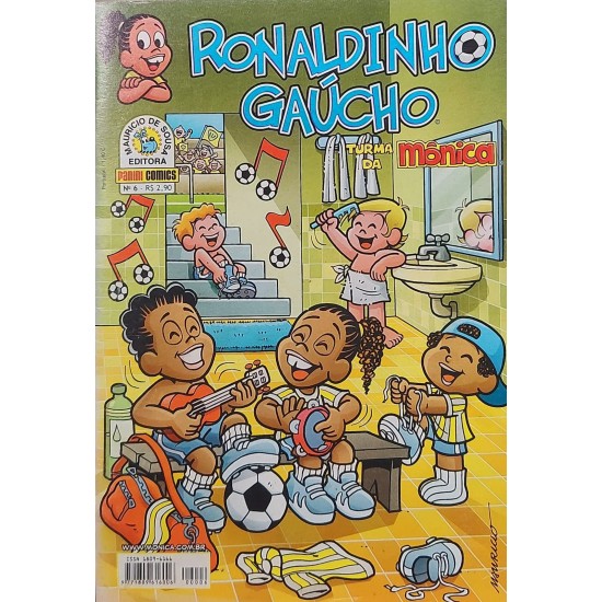 Ronaldinho Número 6, Turma da Mônica, Mauricio de Sousa