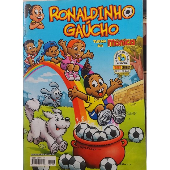 Ronaldinho Número 7, Turma da Mônica, Mauricio de Sousa Ronaldinho Número 7, Turma da Mônica, Mauricio de Sousa