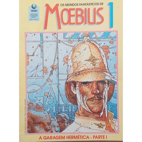 Os Mundos Fantásticos de Moebius, 4 Partes - Completa, Jean Giraud, Moebius - Frete Grátis
