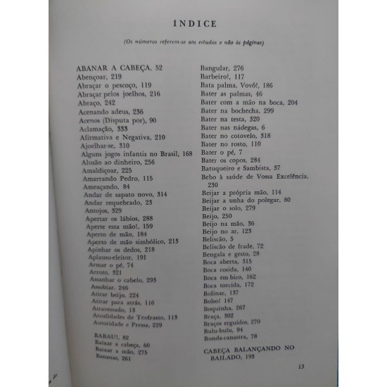 História dos Nossos Gestos, Luis da Camara Cascudo