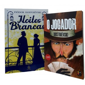 Kit 2 Livros de Fiodor Dostoievski, O Jogador, Noites Brancas
