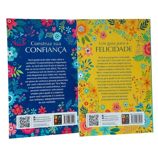 Kit com 2 Livros Um Guia para a Felicidade, Construa Sua Confiança, Tara Ward