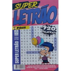 Kit com 5 Caça Palavras , Passatempos Super Letrão, Caça Letrão, Cripto Kit com 5 Caça Palavras , Passatempos Super Letrão, Caça Letrão, Cripto