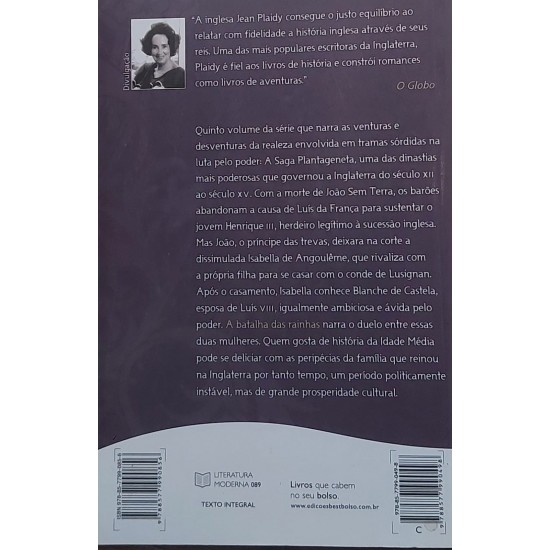 A Batalha das Rainhas, Volume 5 da Saga Plantageneta, Jean Plaidy