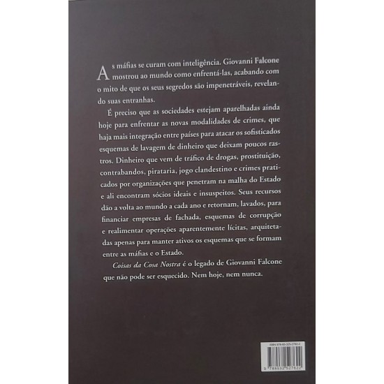 Coisas da Cosa Nostra, A Máfia Vista por Seu Pior Inimigo, Giovanni Falcone, Marcelle Padovani Coisas da Cosa Nostra, A Máfia Vista por Seu Pior Inimigo, Giovanni Falcone, Marcelle Padovani