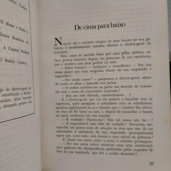 Contos, Artur Azevedo, Obras Imortais da Nossa Literatura Contos, Artur Azevedo, Obras Imortais da Nossa Literatura