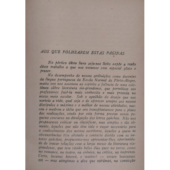 Letras Rio Grandenses, Compilação Guilhermina Krug, Nelly Rezende Carvalho, Edição 1935 Letras Rio Grandenses, Compilação Guilhermina Krug, Nelly Rezende Carvalho, Edição 1935
