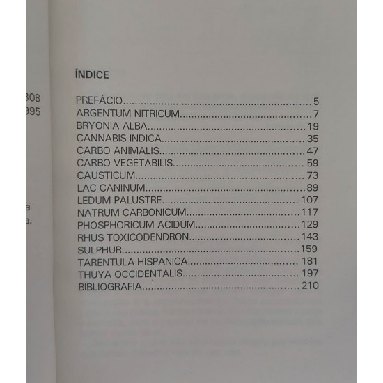 Matéria Médica Homeopática Ibehe, Volume IV, Coordenação Carlos Brunini, Carlos Sampaio, Editora Mythos 