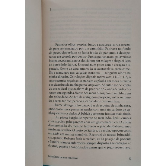 Memórias de Um Vencedor, Eduardo Barra, Editora 34