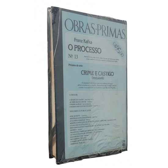 O Processo, Franz Kafka, Capa dura de Luxo, Editora Abril - Lacrado