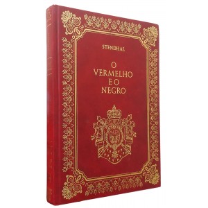 O Vermelho e O Negro, Stendhal, Capa de Luxo com Letras Douradas