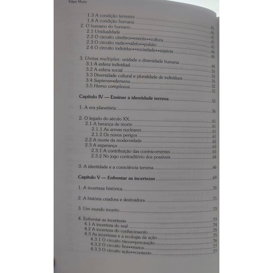 Os Sete Saberes Necessários à Educação do Futuro, Edgar Morin Os Sete Saberes Necessários à Educação do Futuro, Edgar Morin