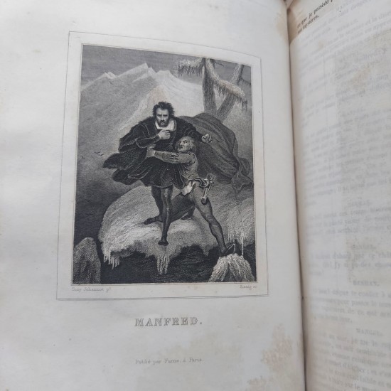 Ouvres Complétes de Lord Byron, Onziéme Édition Accompagnée de Notes Historiques et Littéraires, Edição de 1842