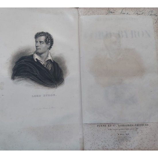 Ouvres Complétes de Lord Byron, Onziéme Édition Accompagnée de Notes Historiques et Littéraires, Edição de 1842