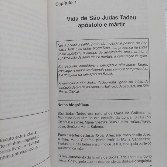 São Judas Tadeu, Apóstolo e Mártir, Padre Augusto César Pereira