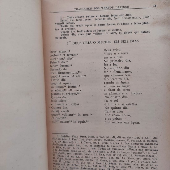 Traduções dos Textos Latinos, José Lodeiro, Edição 1951 Traduções dos Textos Latinos, José Lodeiro, Edição 1951