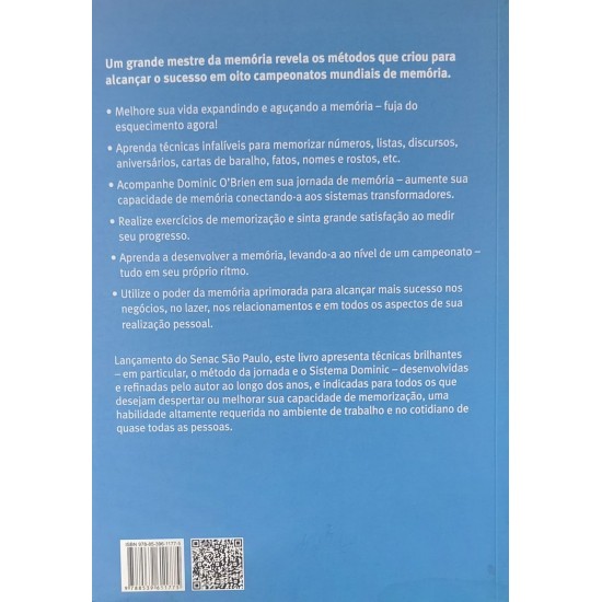 Você Pode Ter uma Memória Incrível, Dominic O'Brien, Técnicas e Dicas do Mestre da Memorização Para Transformar sua Vida