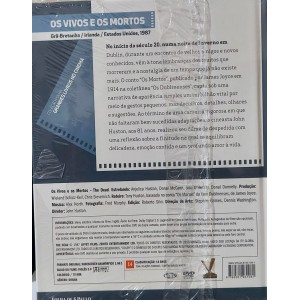 Dvd Os Vivos e Os Mortos, Grandes Livros no cinema, Um Filme Baseado na Obra de James Joyce Dvd Os Vivos e Os Mortos, Grandes Livros no cinema, Um Filme Baseado na Obra de James Joyce