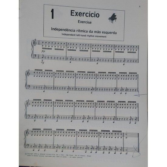 Partitura Exercícios Básicos para Tocar Samba, Basic Exercises To Play Samba, Antonio Sergi, Frete Grátis